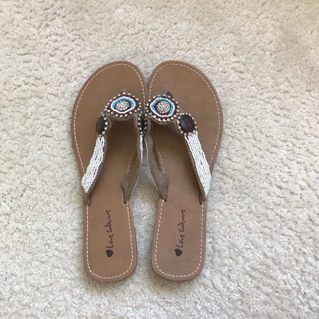 Brand New Love Culture Flip Flops